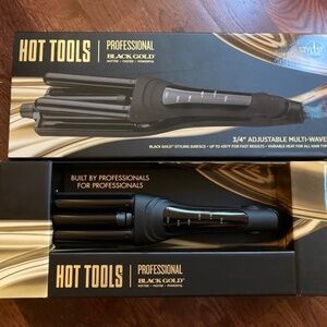 HOT TOOLS Black Gold Adjustable Multi-Waver - 3/4"